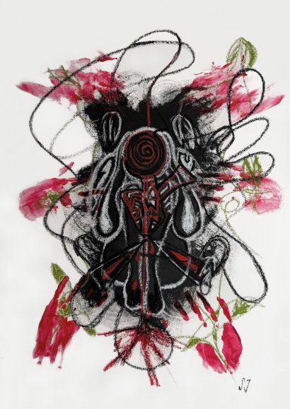 A noise called care - a Paint Artowrk by Sabrina  Jäger